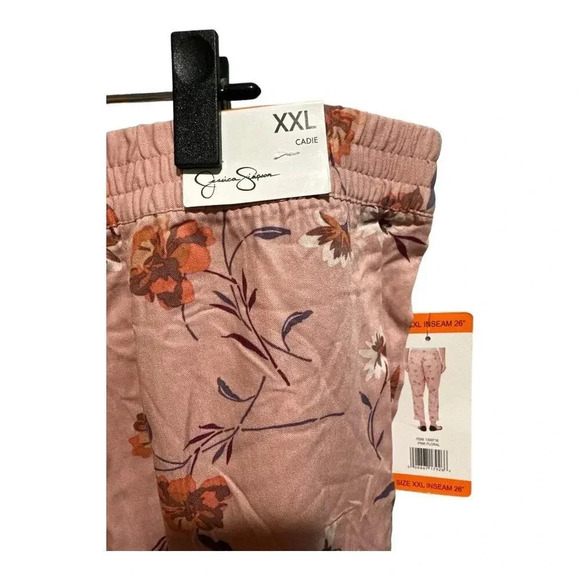 NWT‎ Jessica Simpson Floral Tapered Pants - Picture 4 of 7
